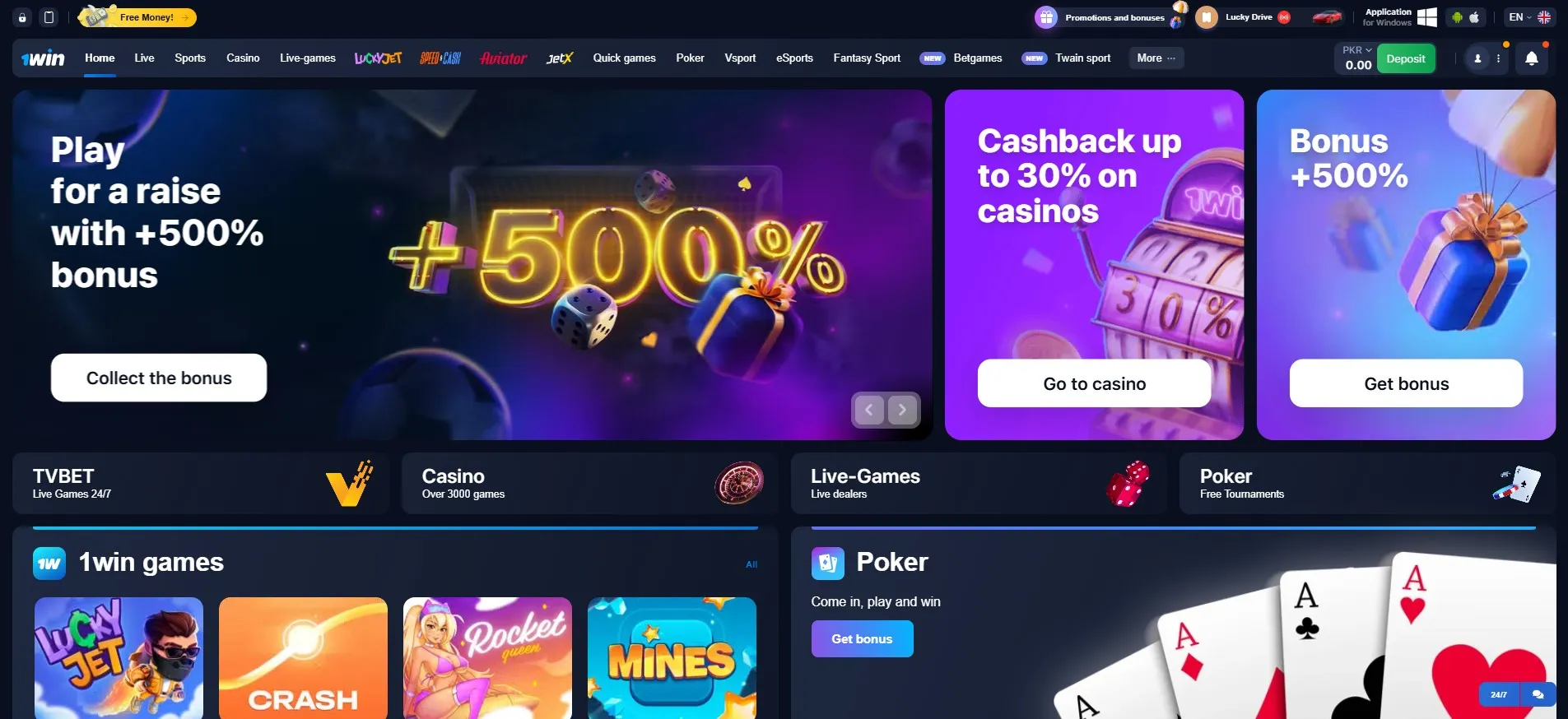 1win casino Malaysia